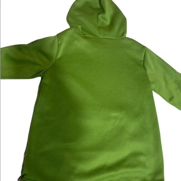 Green Frog hoodie zipper on hood size M - Picture 7 of 10